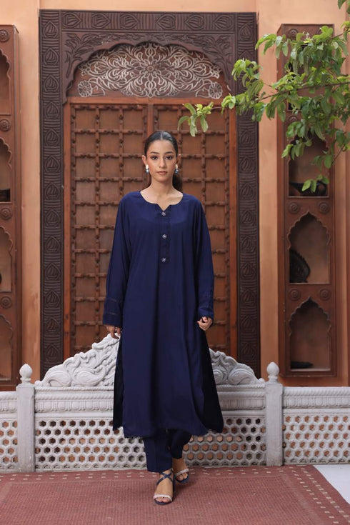 Chic Blue Co-Ord 1-Piece Set