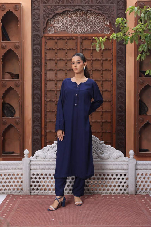 Chic Blue Co-Ord 1-Piece Set