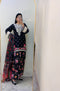 Luxury Black Embroidered 3-Piece Suit with Digital Floral Dupatta
