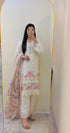 Off-White Embroidered Suit – Elegant & Timeless