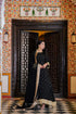 Elegant Black Anarkali Suit with Golden Embroidery Dupatta