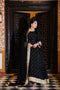 Elegant Black Anarkali Suit with Golden Embroidery Dupatta