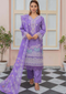 Elegant Purple Embroidered Suit Luxurious & Stylish