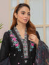 Elegant Black Embroidered Suit – Sophisticated & Timeless