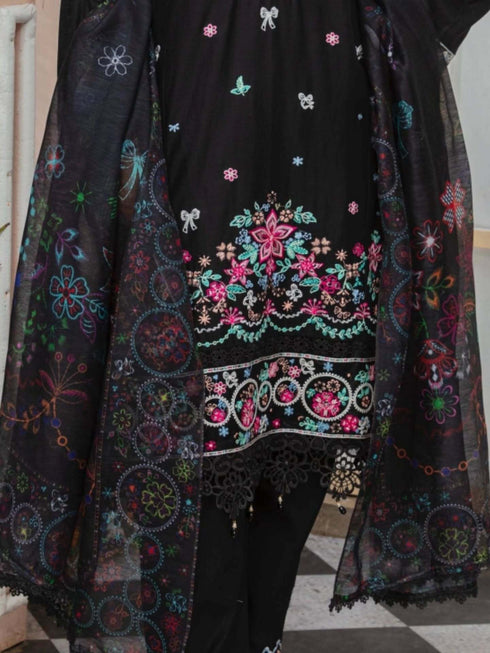 Elegant Black Embroidered Suit – Sophisticated & Timeless