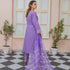 Elegant Purple Embroidered Suit Luxurious & Stylish