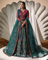 Moonlight-ethereal Organza Choli & Lehenga Set with Spangle, 3D & Gotta Patti Embellishments