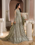 ISVIL-organza Maxi & Viscose Lehenga Set with Sequin, 3D Floral & Handcrafted Embellishments
