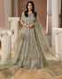 ISVIL-organza Maxi & Viscose Lehenga Set with Sequin, 3D Floral & Handcrafted Embellishments
