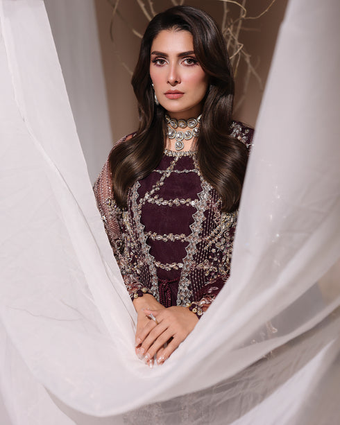 LAYLA-premium Bridal/Party Wear – 4-Piece Handcrafted Ensemble