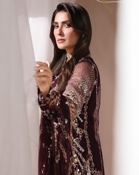 LAYLA-premium Bridal/Party Wear – 4-Piece Handcrafted Ensemble