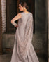 RAANI Elegant Net Gown with Handcrafted Embellishments & Viscose Shararah Set